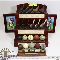 2 GOLF DECORATIVE DISPLAY WITH PHOTO