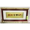 Image 1 : RARE ZODIAC OX MANTLE PICTURE WITH GOLD LEAF