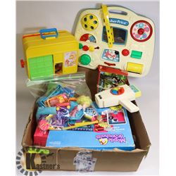 FLAT OF FISHER PRICE TOYS  AND MORE