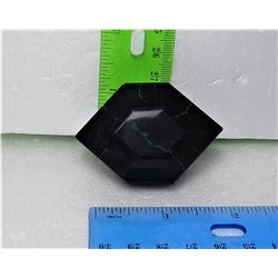 13)  FANCY CUT 454.35 CT NATURAL EMERALD GEMSTONE.