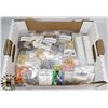 Image 1 : FLAT OF ASSORTED JEWELRY MAKING/ CRAFTING SUPPLIES