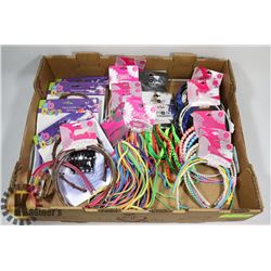FLAT OF ASSORTED HAIR ACCESSORIES