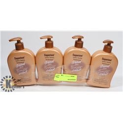 4 BOTTLES OF COPPERTONE SUNLESS TANNING LOTION