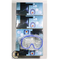 FOUR 1ST PROLINE CHILDS DIVING MASKS