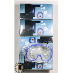 FOUR 1ST PROLINE CHILDS DIVING MASKS