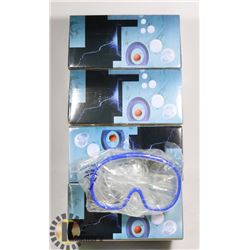 FOUR 1ST PROLINE CHILDS DIVING MASKS