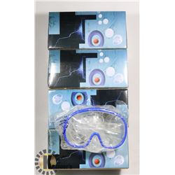 FOUR 1ST PROLINE CHILDS DIVING MASKS