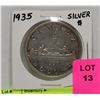Image 1 : 1935 KING GEORGE SILVER ONE DOLLAR COIN