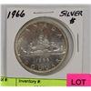 Image 1 : 1966 CANADIAN SILVER ONE DOLLAR COIN