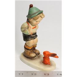 1950'S GOEBEL HUMMEL "BOY AND RABBIT GUN"  FIGUR