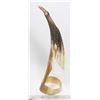 Image 1 : CRANE CARVED FROM  A  HORN FIGURE