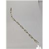 Image 1 : 52) 14K YELLOW GOLD CUBIC ZIRCONIA SET BRACELET