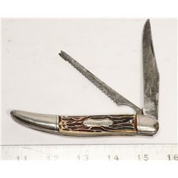 VINTAGE "FISH KNIFE" TWO BLADE POCKET