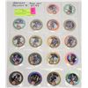 Image 1 : SET (18) GRETZKY POGS SHOWING RECORDS TO MARCH