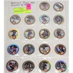 SET(18) GRETZKY POGS SHOWING RECORDS TO MARCH