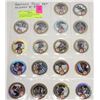 Image 1 : SET(18) GRETZKY POGS SHOWING RECORDS TO MARCH