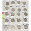 Image 1 : 20 CANADIAN ONE DOLLAR COINS 1968 - 1982