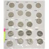 Image 1 : 20 CANADIAN ONE DOLLAR COINS 1968 - 1984