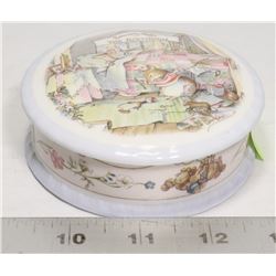 ROYAL DOULTON "THE BIRTHDAY" TRINKET BOX FROM