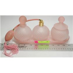 LADIES VANITY SET WITH PERFUME ATOMIZER