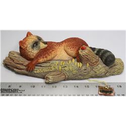 ORIGINAL BOOSSONS RACOON WITH TAG, MADE IN