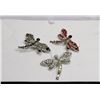 Image 1 : DRAGONFLY BROOCHES