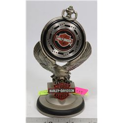 HARLEY DAVIDSON POCKET WATCH WITH FRANKLIN MINT