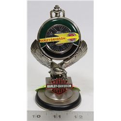 HARLEY DAVIDSON POCKET WATCH WITH FRANKLIN MINT