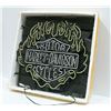 Image 1 : HARLEY DAVIDSON FLAMES NEON SIGN  22 X 22.5"