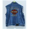 Image 1 : HARLEY DAVIDSON DENIM VEST SIZE 2XL