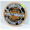Image 1 : ROUND METAL HARLEY DAVIDSON MOTOR OIL SIGN