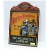 Image 1 : WOOD HARLEY DAVIDSON SIGN "THE MOTORCYLCE SUPREME