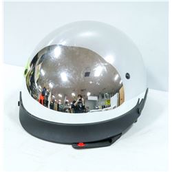 CHROME BIKE HELMET SIZE XL