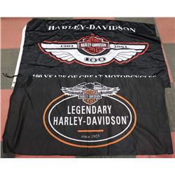 HARLEY DAVIDSON 100TH ANNIVERSARY & HD FLAG