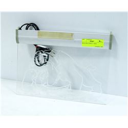 BULL DOG LIGHT-UP SIGN 12" X 8"