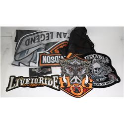 HARLEY DAVIDSON FLAGS, PATCHES & KEY CHAIN