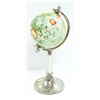Image 1 : WORLD GLOBE ON CHROME STAND, 13" TALL