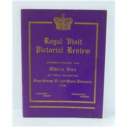 NM 1939 ROYAL ALBERTA VISIT PROGRAM QUEEN KING