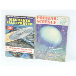 1948 AND 1956 UFO SPACE MAGAZINESS PRE ROSWELL