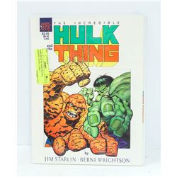 HULK VS THING BATTLE GRAPHIC NOVEL COMIC