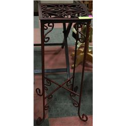 COPPER TONED METAL PLANT STAND