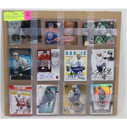 AUTOGRAPHED HOCKEY CARDS- INCLUDING PATRICK