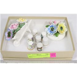 SMALL BOX OF ASSORTED BONE CHINA