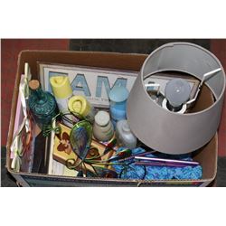 BOX W/LARGE PEACOCK CHIME, NEW