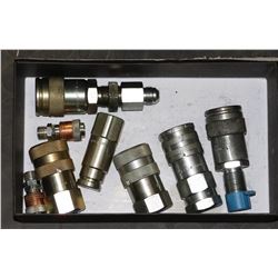 BOX WITH 6 HYDRAULIC QUICK CONNECTORS -