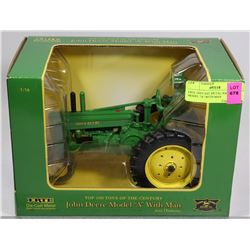 ERTL DIECAST METAL JOHN DEERE MODEL "A" WITH MAN