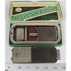 ANTIQUE ROLLS RAZOR WITH BOX