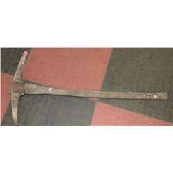 ANTIQUE PROSPECTORS BLACKSMITHED  PICK AXE