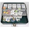 Image 1 : TACKLE BOX WITH NEW HOOKS