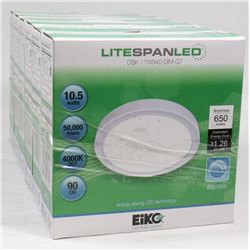 6 LED CEILING LIGHTS 5 INCH ROUND